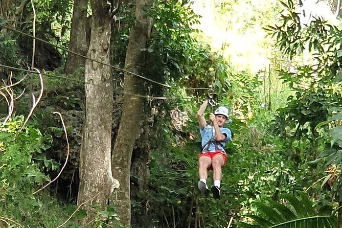16 Lines Zipline, Cave and Mud Spa Combo Tour with Lunch in Fiji - Zip Fiji Momi: 16 Lines, Caves, and Ocean Views From the Air