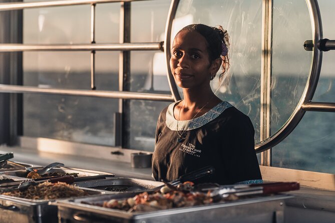 Captain Cook Cruises Fiji - Sunset Dinner Cruise - Buffet Tropical BBQ Dinner and the Whole Lobster Upgrade
