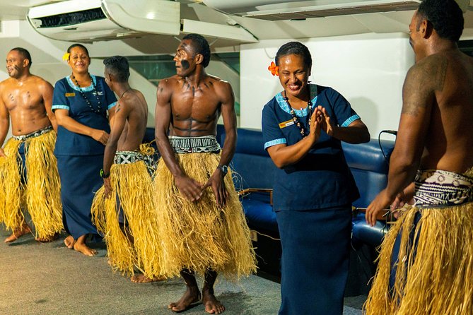Captain Cook Cruises Fiji - Sunset Dinner Cruise - On the Water at Twilight, Photo Moments, and Motion Comfort