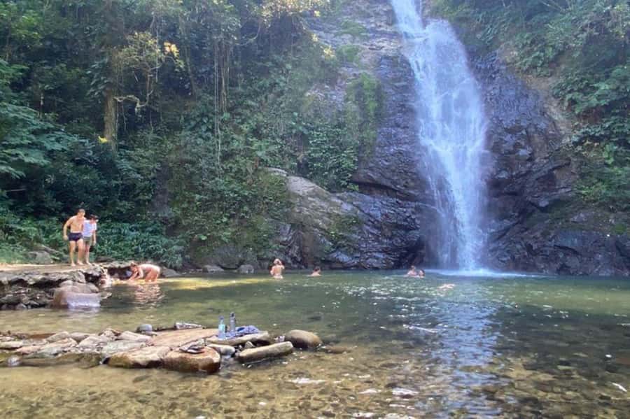 Fiji Biausevu waterfall & Village Tour - The 20-meter Biausevu waterfall walk, swim, and photo time