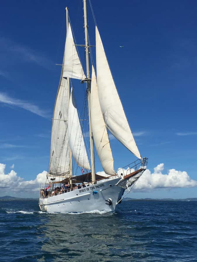 Fiji: Captain Cook Cruises - Island & Reef Day Trip - Tall Ship Sailing and the Kava Welcome: The On-Board Energy Shift