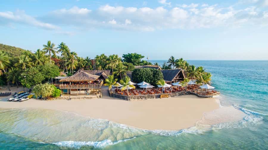 Fiji: Castaway Island Resort Day Cruise with Lunch - 5 hours on Castaway Island Resort: pools, snorkeling, and real beach time