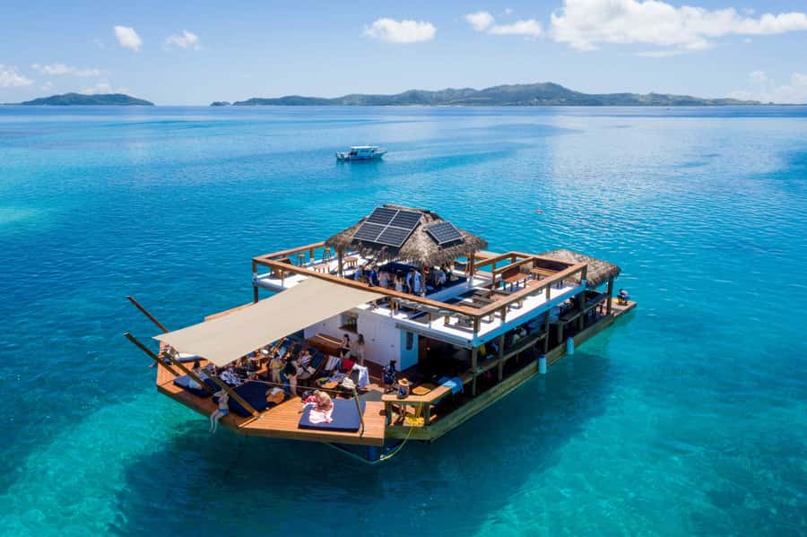 Fiji: Cloud 9 Floating Bar and Pizzeria Day Trip - A floating bar that lets you choose your vibe, from lounge to jump-off