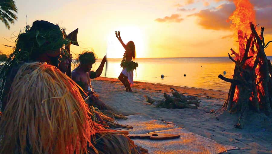 Fiji: Sunset River Cruise & Island Fire Dance Experience - Lovo earth-oven buffet dinner: the meal is part of the show