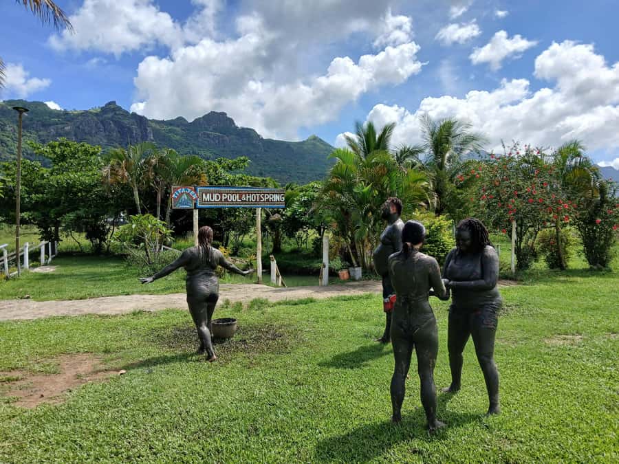 Fiji: Tifajek Mud Pool & Hotspring Tours & Tickets - Hot spring pools at Tifajek, sulphur heat and pacing yourself