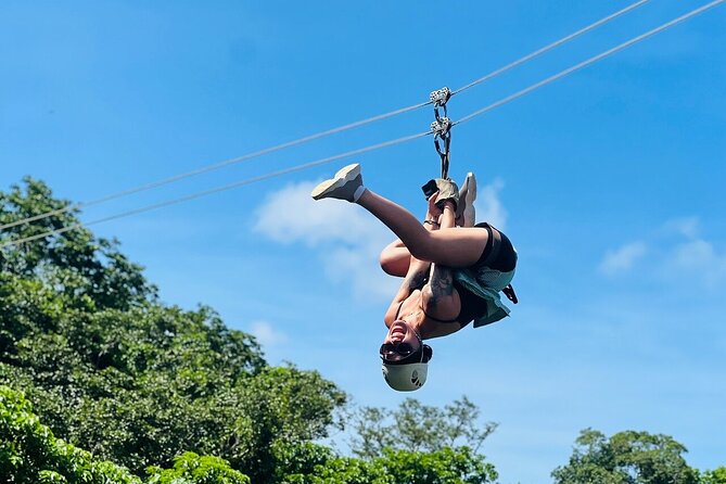 Largest Zipline in South Pacific & Cave Exploration Coral Coast - Your zipline finishes, then it’s into limestone caves and lunch