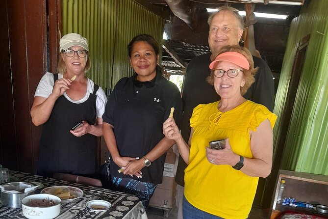 Private Experience of the Authentic Lifestyle of People In Fiji - Entering Yavuna village: sevusevu welcome and kava