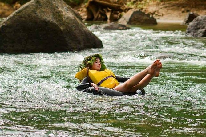 River Tubing Fiji, Navua River - Waterfall Swim Time: When the Day Becomes Real