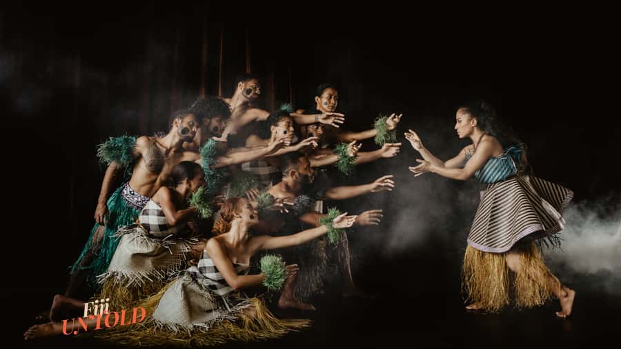 VOU: Fiji Untold Live Stage Show with Dinner & Drumming - Arriving at VOU Hub: photos, dinner, sunset, and a little shopping